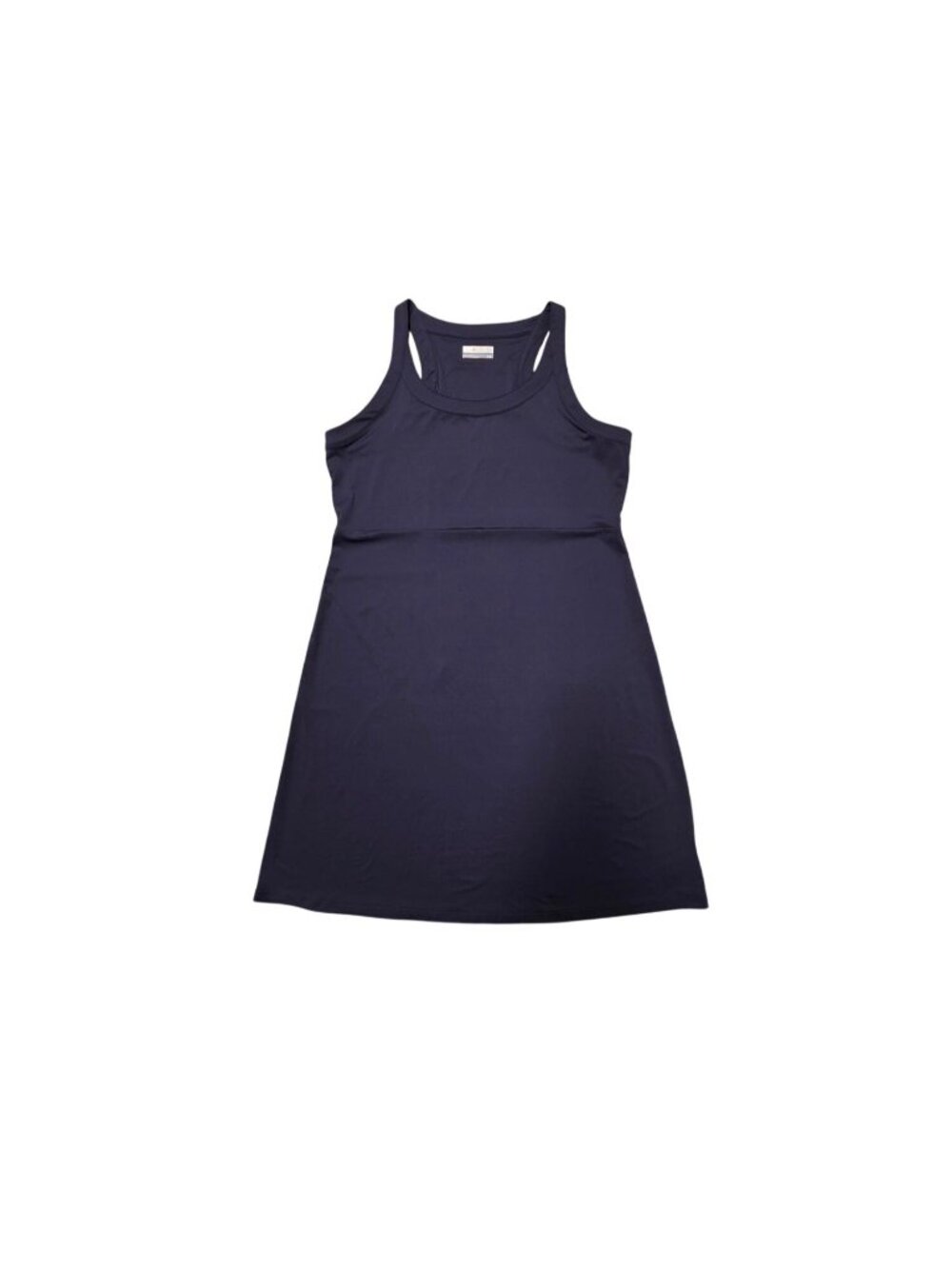 Columbia PFG Freezer III Performance Tank Dress Navy Blue Large L Activewear GUC